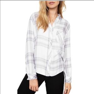 Rails hunter plaid button down shirt Extra small